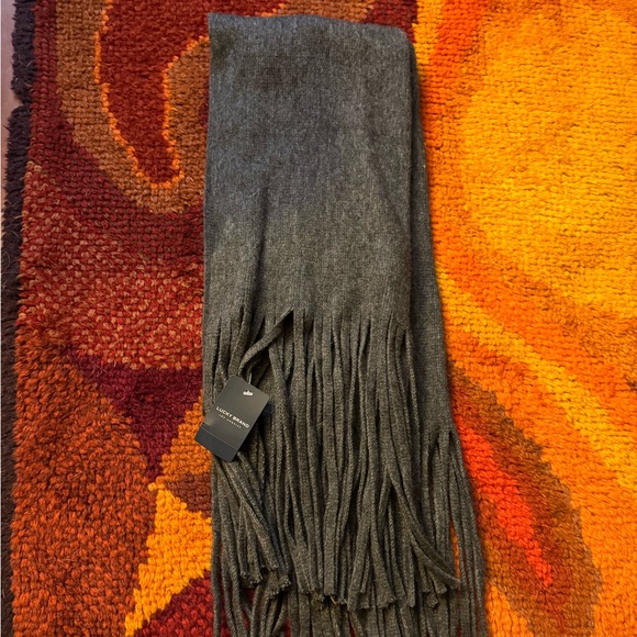Lucky Brand Other - Lucky Brand Charcoal Knit Scarf